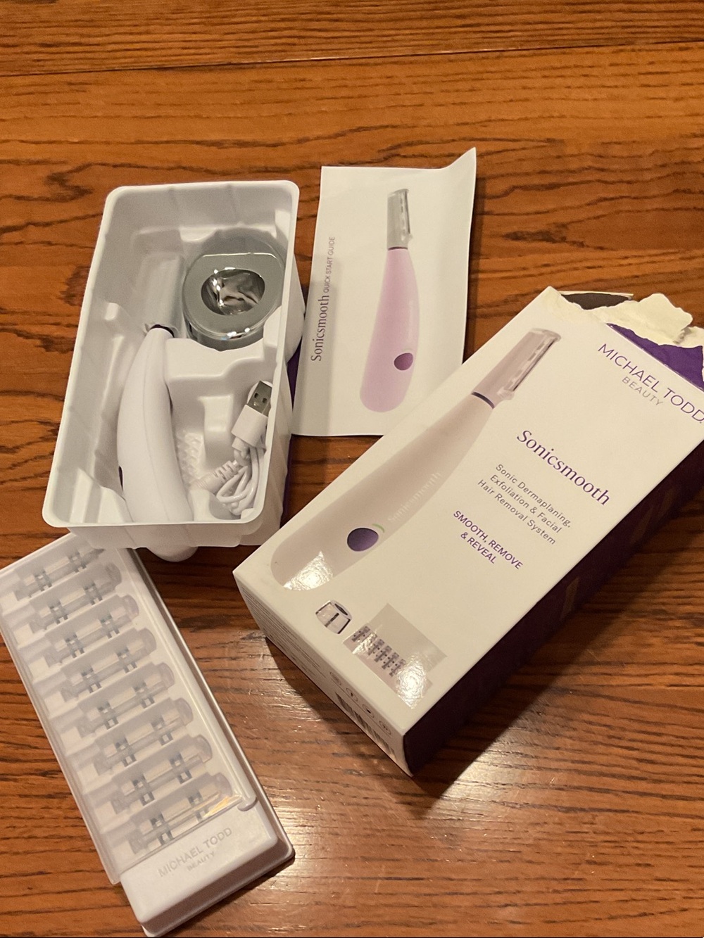 Michael Todd Sonicsmooth smooth remove & reveal White with Pink Accent